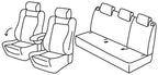 Set coprisedili Superior - Nocciola - compatibile per Renault Clio IV Sporter (04/13>03/20)