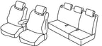Set coprisedili Superior - Grigio/Nero - compatibile per Renault Clio IV 5p (10/12>07/19)