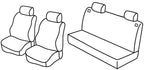 Set coprisedili Superior - Grigio/Nero - compatibile per Seat Ibiza 5p (01/02>05/08) fino al 2005