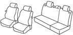Set coprisedili Superior - Nero/Rosso - compatibile per Seat Ibiza 3p (01/02>08/09) dal 2006