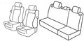 Set coprisedili Superior - Grigio/Nero - compatibile per Seat Ibiza 3p (01/02>08/09) fino al 2005