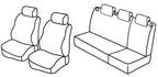 Set coprisedili Superior - Nero/Rosso - compatibile per Seat Ibiza 5p (06/08>08/15)