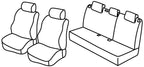 Set coprisedili Superior - Beige - compatibile per Seat Leon (09/05>04/09)