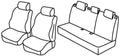 Set coprisedili Superior - Nocciola - compatibile per Seat Leon (05/09>12/12)