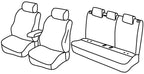Set coprisedili Superior - Nero/Rosso - compatibile per Seat Ibiza 5p (06/17>) Xcellence, Style