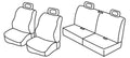 Set coprisedili Superior - Nocciola - compatibile per Suzuki Jimny 3p (01/98>05/12) fino al 2005