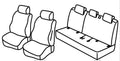 Set coprisedili Superior - Grigio/Nero - compatibile per Suzuki Celerio (11/14>10/20)
