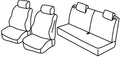 Set coprisedili Superior - Grigio/Nero - compatibile per Suzuki Jimny 3p (11/18>)