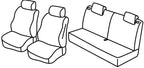 Set coprisedili Superior - Nero/Rosso - compatibile per Suzuki Jimny 3p (11/18>)