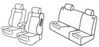 Set coprisedili Superior - Nocciola - compatibile per Alfa Romeo 147 5p (04/01>10/04)