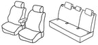 Set coprisedili Superior - Grigio/Nero - compatibile per Audi A3 Sportback (09/04>10/12)