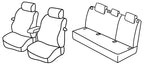 Set coprisedili Superior - Nero/Blu - compatibile per Audi A3 3p (05/03>08/12) Soul