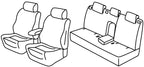 Set coprisedili Superior - Nero/Blu - compatibile per Audi A3 Sportback (09/04>10/12)