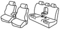 Set coprisedili Superior - Nocciola - compatibile per Bmw Serie 3 (F30) (02/12>11/18)