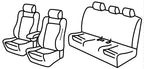 Set coprisedili Superior - Nero/Rosso - compatibile per Bmw Serie 3 (F30) (02/12>11/18)