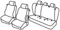 Set coprisedili Superior - Beige - compatibile per Bmw Serie 1 (E81) (03/07>06/12)