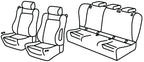 Set coprisedili Superior - Nocciola - compatibile per Bmw Serie 1 (E81) (03/07>06/12)