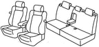 Set coprisedili Superior - Nocciola - compatibile per Citroen C4 3p (01/05>10/10) VTS