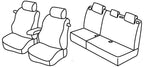 Set coprisedili Superior - Nero/Blu - compatibile per Citroen C4 3p (01/05>10/10)