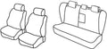 Set coprisedili Superior - Beige - compatibile per Fiat Croma (05/05>04/11)