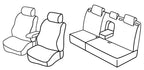 Set coprisedili Superior - Nero/Grigio - compatibile per Ford Focus 5p (02/05>02/11) - Ford Focus Wagon (02/05>05/11)