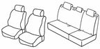 Set coprisedili Superior - Nero/Rosso - compatibile per Hyundai i10 (04/08>10/13)