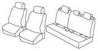 Set coprisedili Superior - Grigio/Nero - compatibile per Hyundai i20 5p (11/14>11/20)