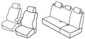 Set coprisedili Superior - Nocciola - compatibile per Hyundai i30 5p (03/12>12/16) - Hyundai i30 Wagon (09/12>04/17)