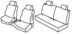Set coprisedili Superior - Nero/Blu - compatibile per Hyundai Inster (12/24>) Electric