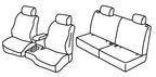 Set coprisedili Superior - Nero/Blu - compatibile per Hyundai Inster (12/24>) Electric