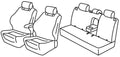 Set coprisedili Superior - Nocciola - compatibile per Kia Niro (07/22>) Hybrid