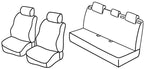Set coprisedili Superior - Grigio/Nero - compatibile per Mazda 2 5p (10/07>02/15)