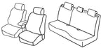 Set coprisedili Superior - Nero/Rosso - compatibile per Mazda 3 5p (04/09>12/13)