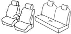 Set coprisedili Superior - Grigio/Nero - compatibile per Mini Mini (R50) (09/01>10/06)
