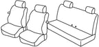 Set coprisedili Superior - Nero/Blu - compatibile per Mini Mini (R56) (11/06>02/14)