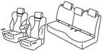 Set coprisedili Superior - Beige - compatibile per Mini Mini (F55) (07/14>03/24)