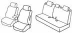 Set coprisedili Superior - Nero/Rosso - compatibile per Nissan Note (10/13>10/17) Tekna