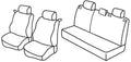 Set coprisedili Superior - Beige - compatibile per Opel Astra G 3p (11/00>03/05)
