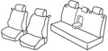Set coprisedili Superior - Beige - compatibile per Opel Astra G 3p (11/00>03/05)