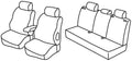 Set coprisedili Superior - Nocciola - compatibile per Opel Astra H 5p (03/04>12/09)