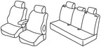 Set coprisedili Superior - Nero/Blu - compatibile per Opel Astra H 5p (03/04>12/09)