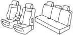 Set coprisedili Superior - Nero/Grigio - compatibile per Opel Astra H 5p (03/04>12/09)