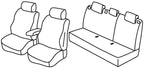 Set coprisedili Superior - Nero/Grigio - compatibile per Opel Astra J 5p (01/10>10/15)