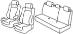 Set coprisedili Superior - Nocciola - compatibile per Opel Astra J 5p (01/10>10/15)