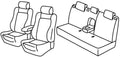 Set coprisedili Superior - Nocciola - compatibile per Opel Astra J GTC (09/11>08/18)
