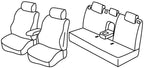 Set coprisedili Superior - Beige - compatibile per Opel Astra J 5p (11/12>10/15)