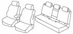 Set coprisedili Superior - Nero/Grigio - compatibile per Opel Astra K Sports Tourer (03/16>02/22)