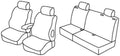 Set coprisedili Superior - Grigio/Nero - compatibile per Opel Astra H Sports Tourer (03/04>10/10)