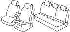 Set coprisedili Superior - Beige - compatibile per Opel Astra K 5p (11/15>11/21)