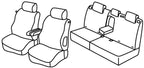 Set coprisedili Superior - Nero/Blu - compatibile per Peugeot 307 3p (06/01>08/07) dal 2006